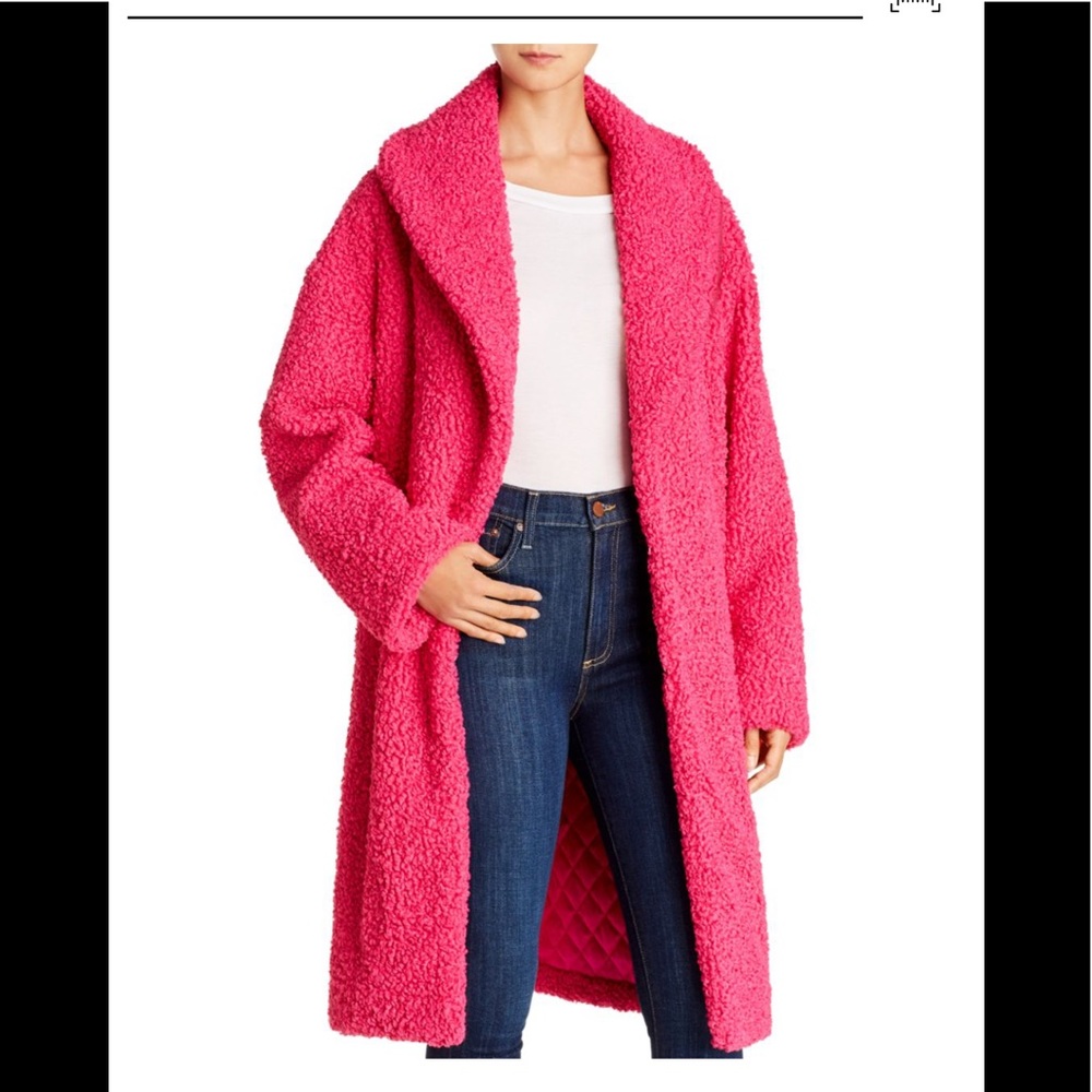 Alice + Olivia Ora teddy coat NWT